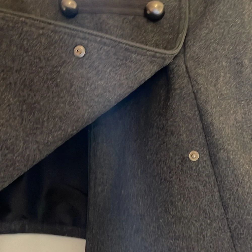 Vans Women's Grey Wool Blend Army Style Jacket, size small‎